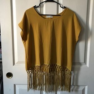 Mustard, Fringe Top